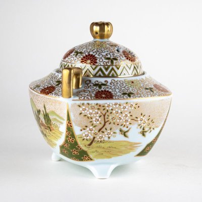 画像4: 錦春景図 香炉（木箱入）