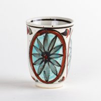 ヒマワリ　六角ぐいのみ