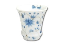 蛍唐草（反り型）日本酒グラス SAKE GLASS