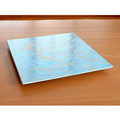 画像3: 錦荒磯（青彩） 正角盛皿