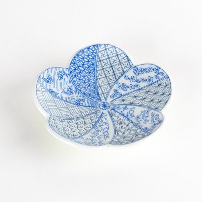 画像2: 錦祥瑞（青）　梅小皿