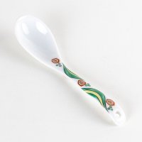 流水（緑）　スプーン