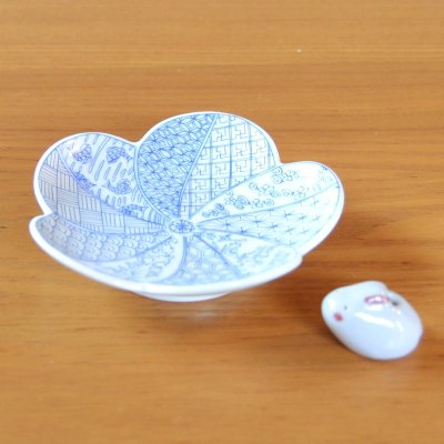 画像3: 錦祥瑞（青）　お香立て（うさぎ）