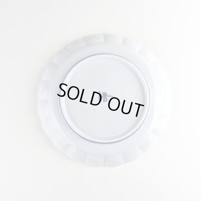 画像4: 染付ふちどり線 菊割５寸皿