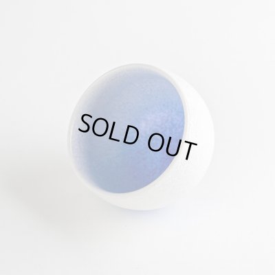 画像4: 藍染水滴 ぐい飲み(馬場真右エ門窯 / 木箱入)