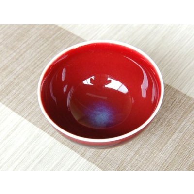 画像4: 辰砂 抹茶碗（真右エ門窯/木箱入）