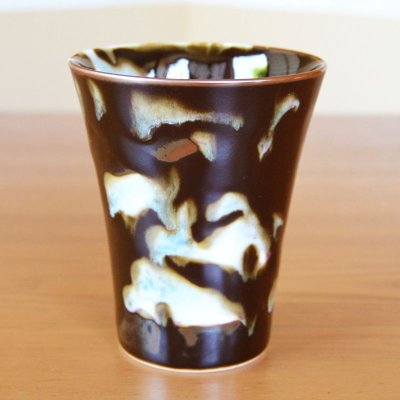 画像2: 緑影 焼酎グラス 真右エ門窯 二代真右衛門 馬場九洲夫 作