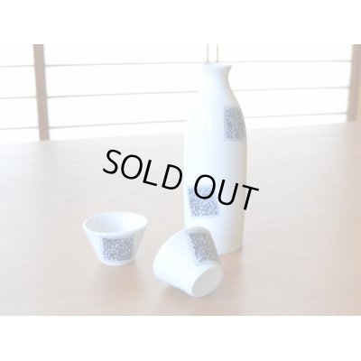 角紋タコ唐草 日本酒 半酒器セット