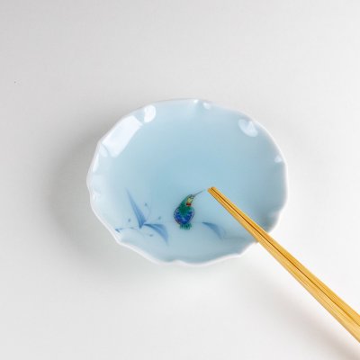 画像5: 青白磁かわせみ 小皿