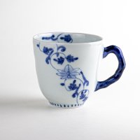 花帯唐草（青） マグカップ