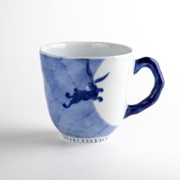 なごみ月兎（青） マグカップ