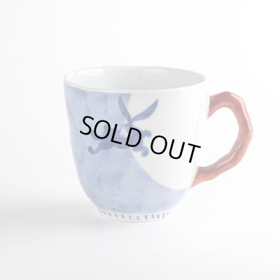 【名入れ・名前入り】なごみ月兎（赤）　マグカップ