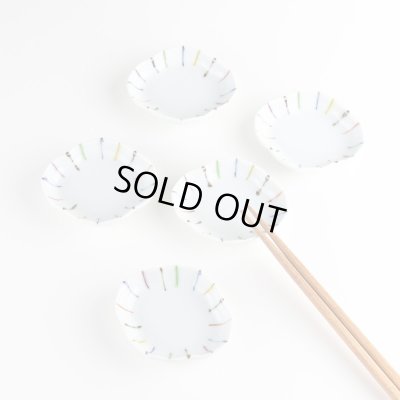 画像7: 染錦線十草 木甲小皿