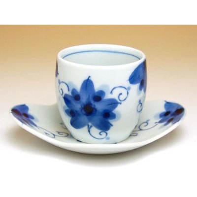 画像2: さくら草 （５客）茶托付煎茶 （化粧箱入）