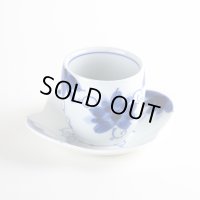 さくら草 茶托付き煎茶