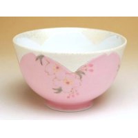 華の舞（ピンク） 茶碗