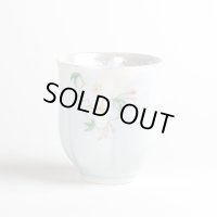 【名入れ・名前入り】華の舞（薄緑） 桜湯呑