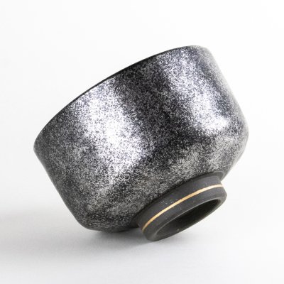 画像4: 錦プラチナ叩き　抹茶碗（木箱入）