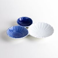 菊蓮花　三品皿（大）