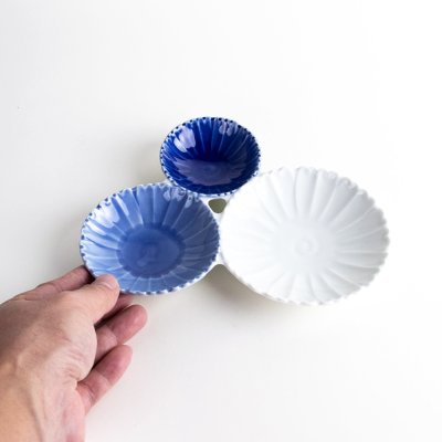 画像5: 菊蓮花　三品皿（大）