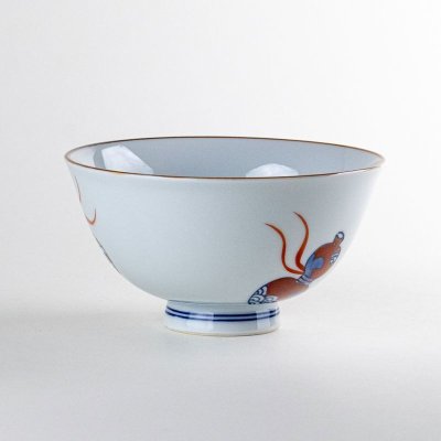 画像3: 鍋島六瓢(赤) 茶碗