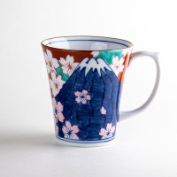 鍋島富士（青富士） マグカップ