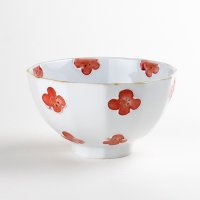 一珍小花（赤） 茶碗