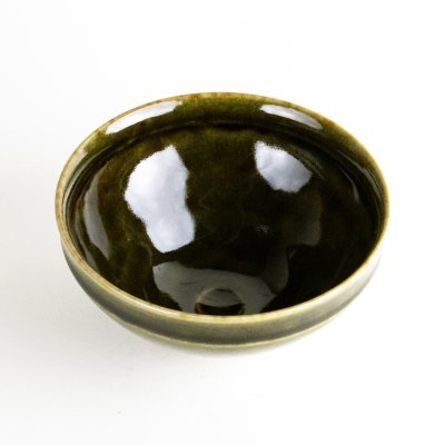 画像3: 苔緑（こけみどり）　抹茶碗（木箱入）