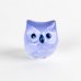 ミニふくろう（青）　置物
