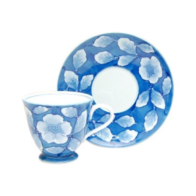 京牡丹 コーヒー碗皿
