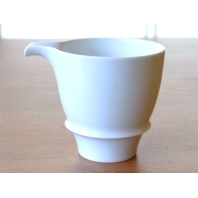 画像2: 白磁 半酒器セット（木箱入）※盃は「丸型」