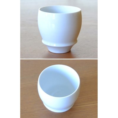 画像4: 白磁 半酒器セット（木箱入）※盃は「丸型」
