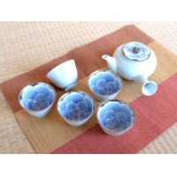 内プラチナ牡丹 U急須茶器（化粧箱入）