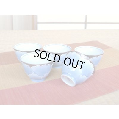 外プラチナ牡丹 煎茶揃い（化粧箱入）