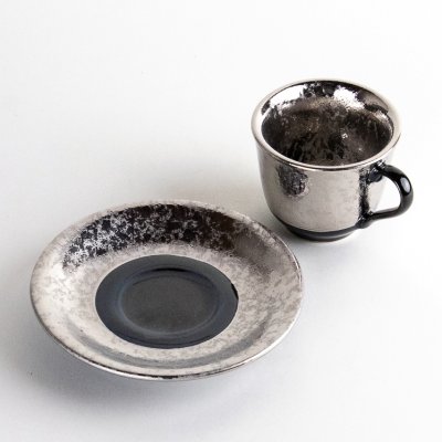 画像4: 富貴（銀）　デミタス碗皿