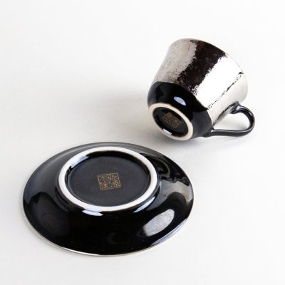 画像5: 富貴（銀）　デミタス碗皿