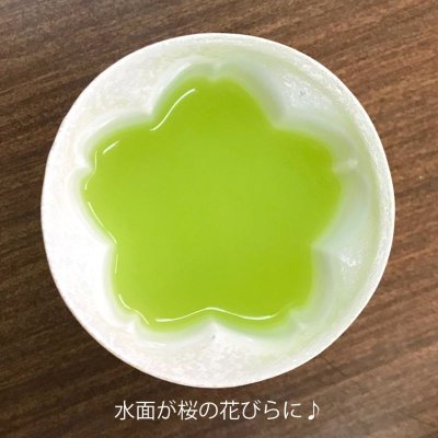 画像7: 百寿祝い 100歳 百歳 男性 プレゼント 桜の花びら形になる 湯呑み 有田焼 舞さくら グリーン メッセージカード付き 百寿のし付き 長寿の木箱入り