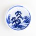 山水　４寸平皿