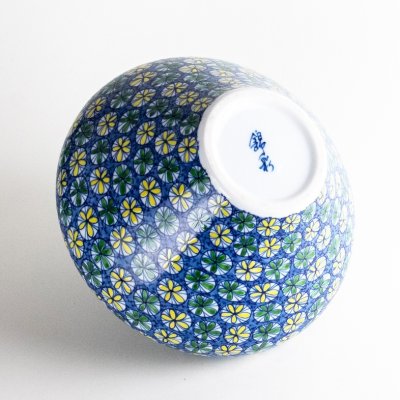 画像5: 染錦小花文様 小花瓶 藤井錦彩 作