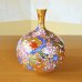 画像3: 金彩花鳥図 花瓶 金龍窯 作