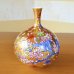 画像4: 金彩花鳥図 花瓶 金龍窯 作