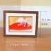 画像4: 金彩赤富士桜図 陶額 （小） 壁掛け飾り 金龍窯 作 (4)
