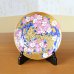 画像1: 金彩桜 飾り皿 皿立付き 金龍窯 作 (1)