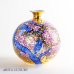画像1: 金彩桜花鳥図 花瓶 金龍窯 作 (1)