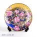 画像1: 金彩桜図 飾皿（８寸） 金龍窯 作 (1)