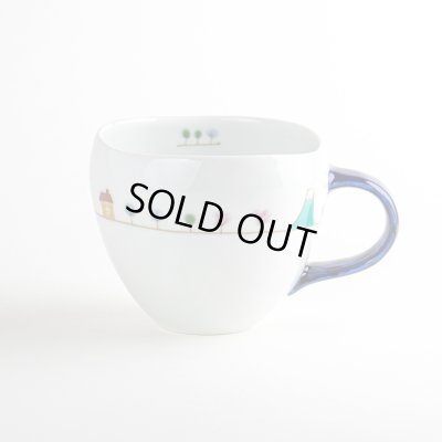 【名入れ・名前入り】風の森（青）　マグカップ