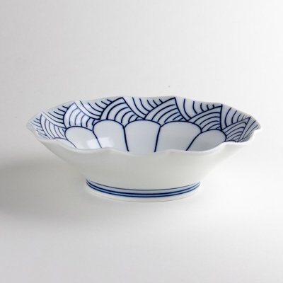 画像3: 菊割青海波 15cm深皿