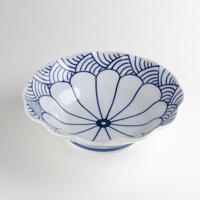 画像5: 菊割青海波 15cm深皿