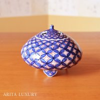染錦七宝 香炉 北村福次 作