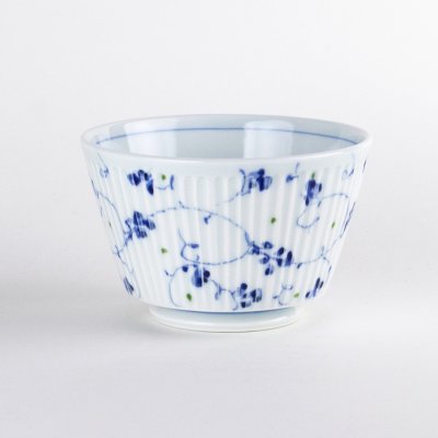 唐草つづり　筋彫多用丼（M)